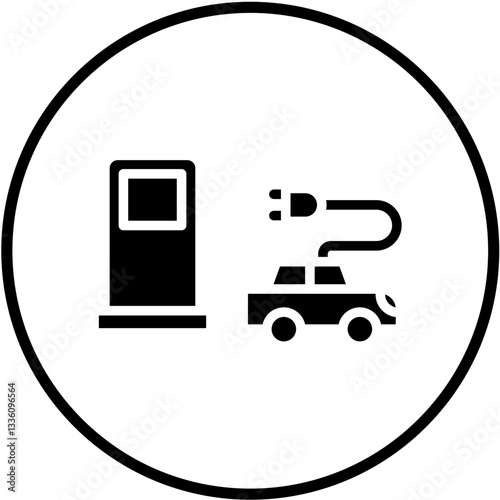 Vector Design Electric Station Icon Style