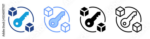 Immutable icon set multiple style collection