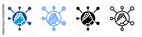 Trustless icon set multiple style collection