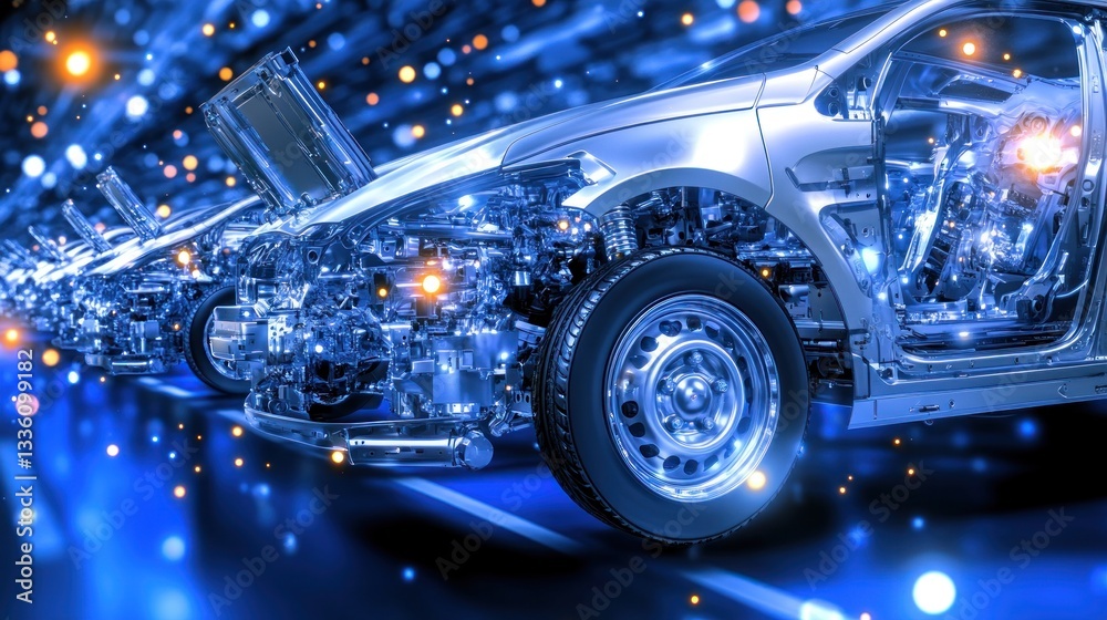 Futuristic Car Assembly Line: Unveiling the Mechanics of Innovation Futuristic Car Assembly Line: Unveiling the Mechanics of Innovation