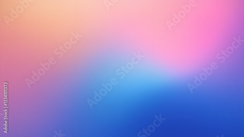 Abstract colorful background with bokeh, featuring soft gradients and vibrant colors like blue, pink, yellow, and green, with digital patterns and a glowing, blurred texture