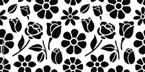 Vector seamless  seamless pattern , The design should highlight the graceful curves of the fronds with a refined, minimalist approach, ideal for high-end interior design or fashion textiles.Modern sty