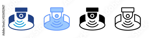 Sensory Immersion icon set multiple style collection