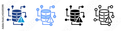 Dhcp icon set multiple style collection