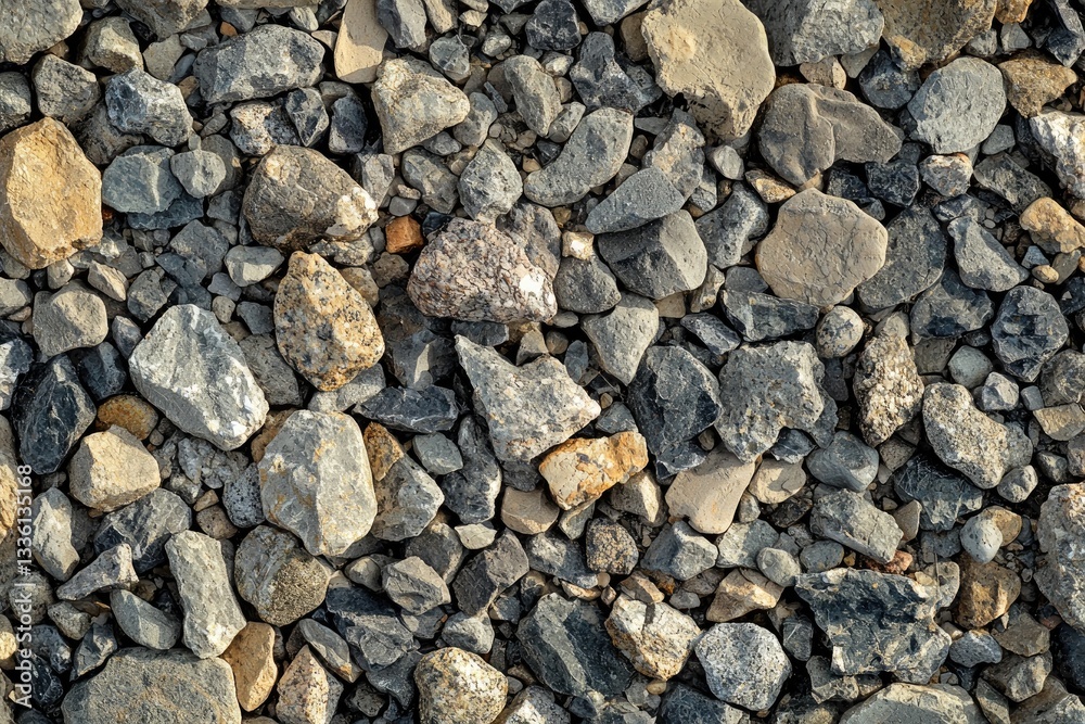 Close up detailed photograph of numerous small assorted stones Close up detailed photograph of numerous small assorted stones