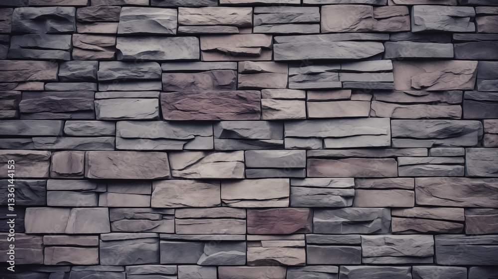 Fototapeta premium Stone wall with intricate texture and a grunge background for aesthetic design