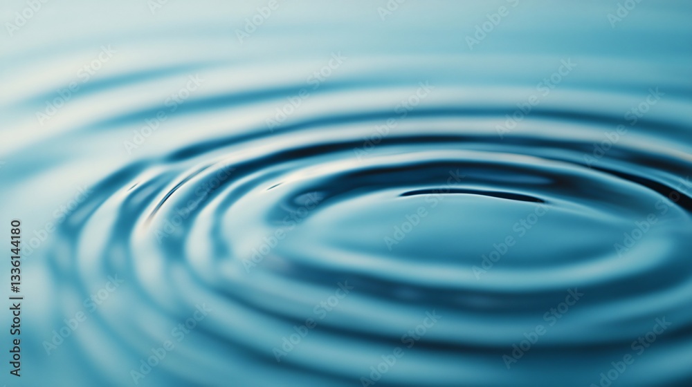 Gentle water ripples, serene blue surface with concentric circles, ideal for relaxation themes or calming backgrounds. Gentle water ripples, serene blue surface with concentric circles, ideal for relaxation themes or calming backgrounds.
