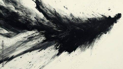 Dynamic ink strokes timelapse abstract art studio visual art creative environment unique perspective