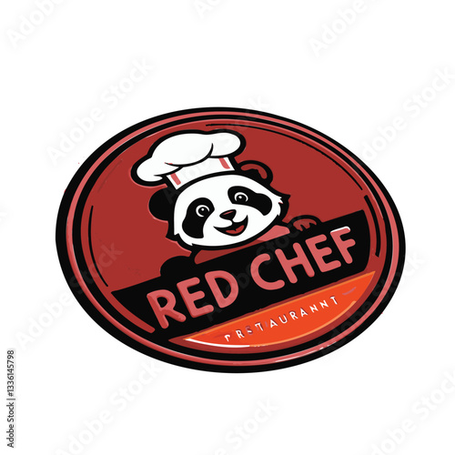 Adorable Panda Chef Mascot Logo - Perfect for Asian Restaurants, Children's Food Products, and Cooking Classes

