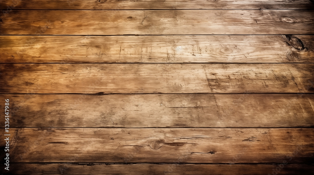 Fototapeta premium Rustic wooden texture creates a warm and inviting background for any project or design