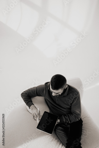 young man in a suit