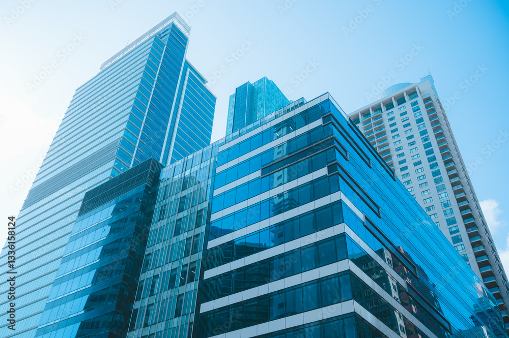 Building Business skyscrapers in the Financial District Sydney Australia Building Business skyscrapers in the Financial District Sydney Australia