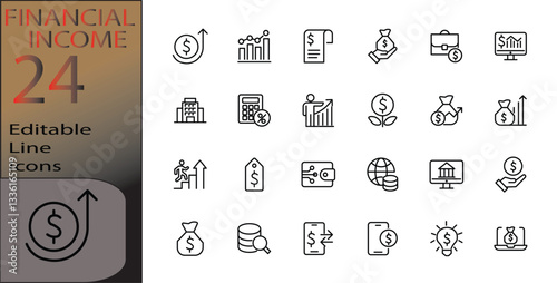 financial income Line cannot be edited already expanded and merged