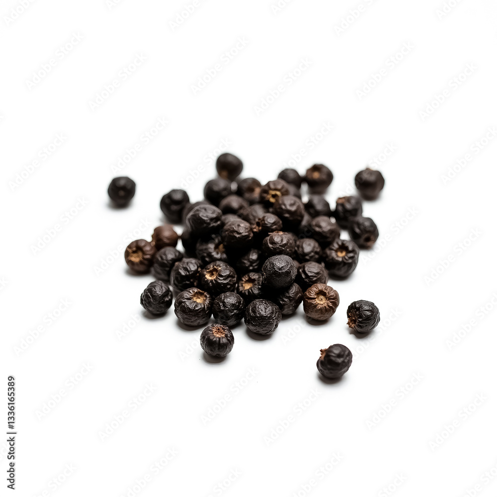 pile of dark brown seeds on white background pile of dark brown seeds on white background