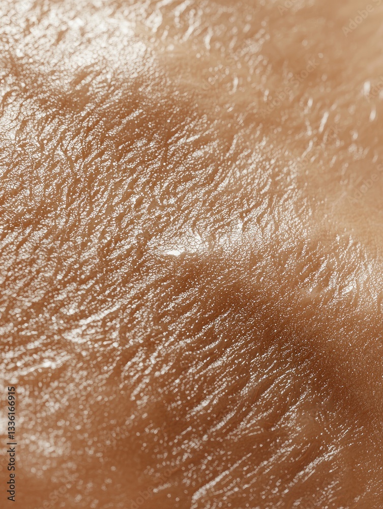 Fototapeta premium A close up view of human skin surface texture