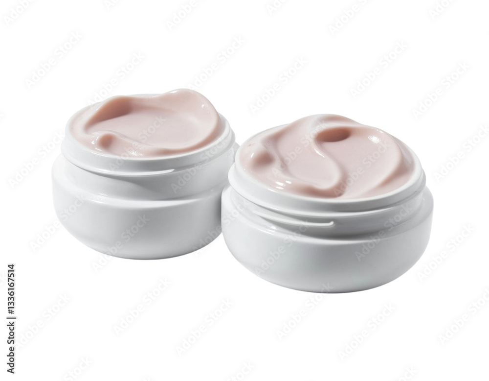 cosmetic cream isolated on white cosmetic cream isolated on white