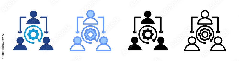 Stakeholder Engagement icon set multiple style collection Stakeholder Engagement icon set multiple style collection