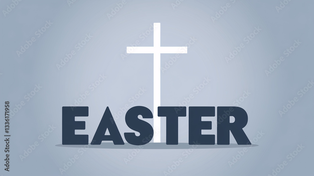 Fototapeta premium Easter Cross