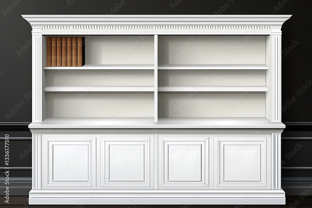 White isolated empty 3D rendering showcase background podium racked display shop blank store market shelf supermarket retail rack equipment shelving. White isolated empty 3D rendering showcase background podium racked display shop blank store market shelf supermarket retail rack equipment shelving.