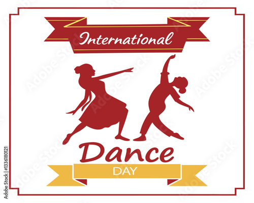 International Dance Day Vector Illustration.