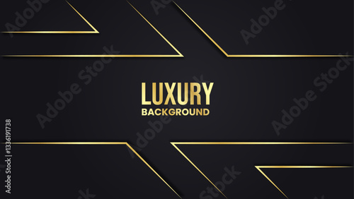 black and gold luxury background.