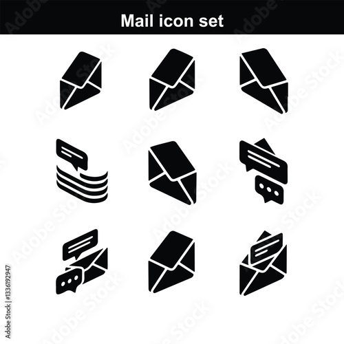 Business card icon set in line style. Contact information, Home, Phone, Location, Address Homepage interface design required icons set
  Mail icon vector. email icon vector. E-mail icon. Envelope illu