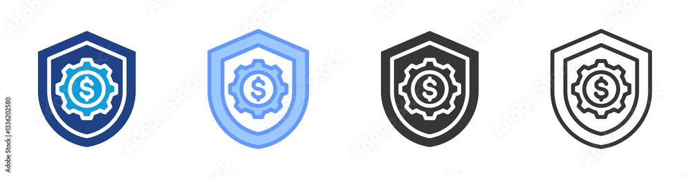 Trust Fund icon set multiple style collection Trust Fund icon set multiple style collection