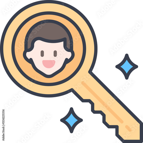 Key person icon