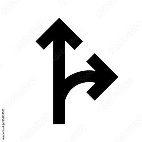 Straight or Right Turn
