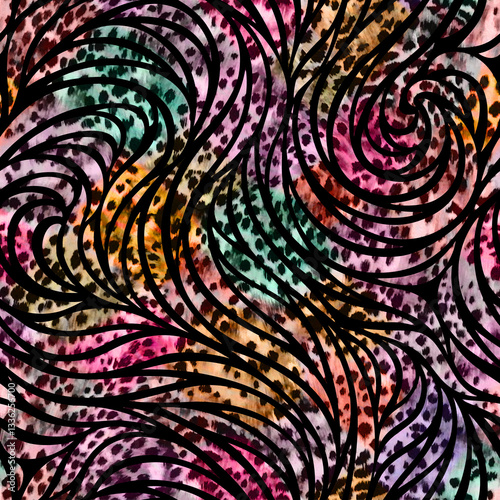 Texture Leopard pattern texture Camouflage designs, blending exotic leopard patterns with rugged camouflage textures
