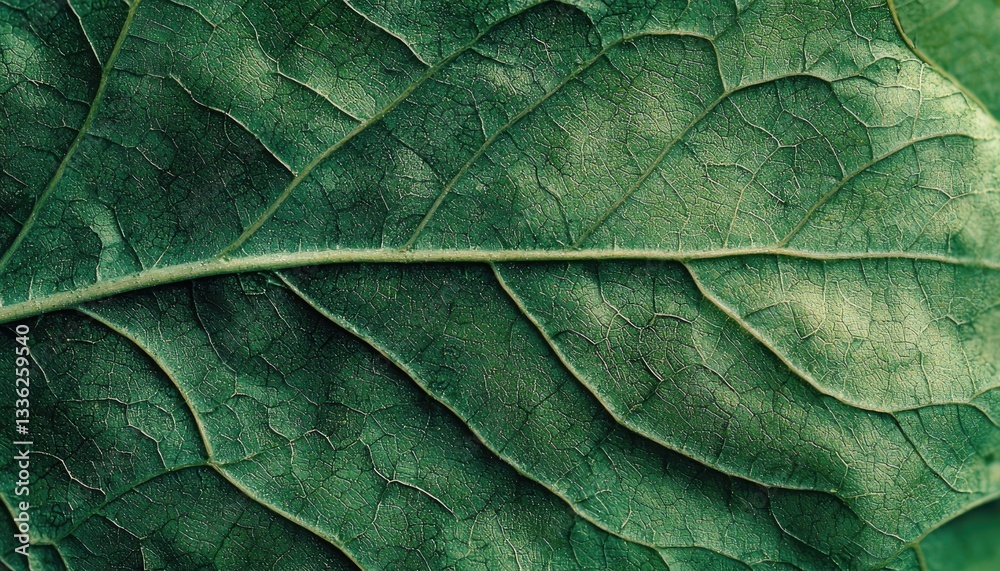 Obraz premium Close up image of the veins and texture of a leaf