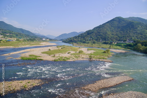 View of the Seomjin River from Namdo Bridge
