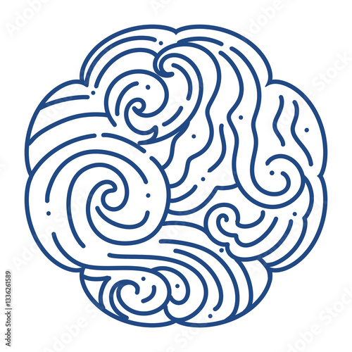 Wave symbol. Water symbol. sea wave icon. Natural aquatic symbol. nautical oceanic surf symbol vector.