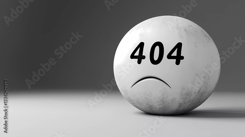 Error 404 message displayed on a futuristic digital screen, symbolizing website malfunction and online connectivity issues in modern comic book style.