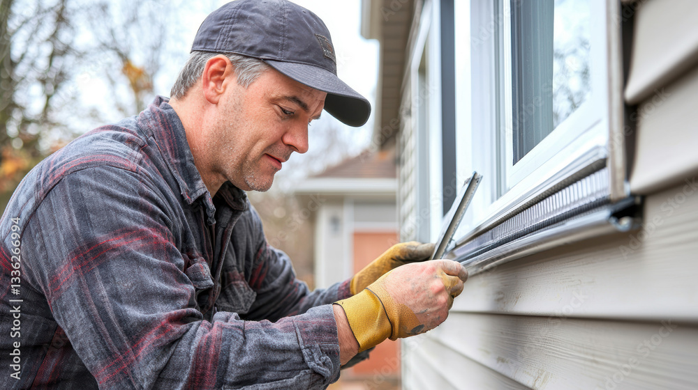 custom made wallpaper toronto digitalcontractor installing weather stripping on window for improved insulation and energy efficiency