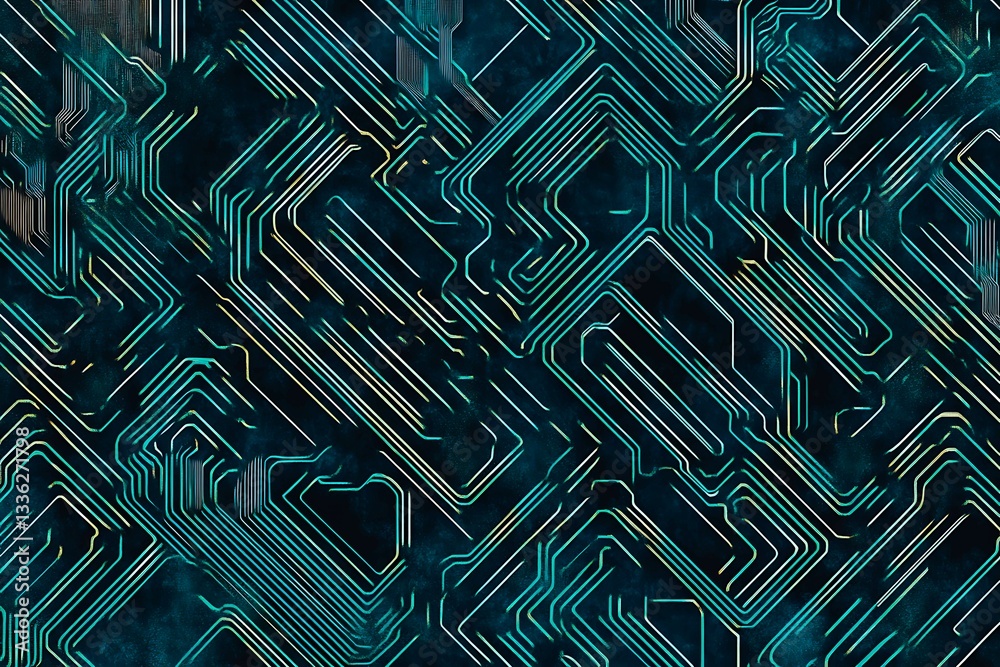 Abstract close-up of a glowing blue digital circuit board, showcasing intricate connections and technological design on a black background.
Abstract close-up of a glowing blue digital circuit board, showcasing intricate connections and technological design on a black background.