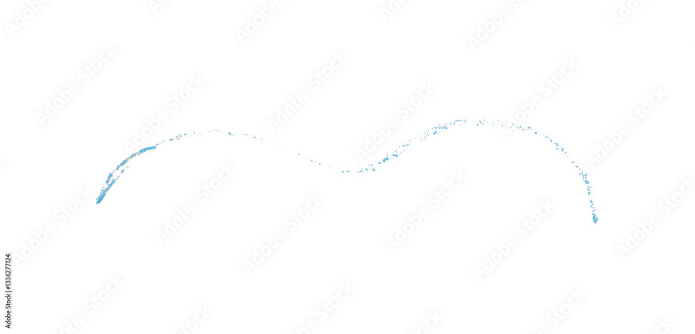 Draw a light blue pencil line separated on a transparent background. Draw a light blue pencil line separated on a transparent background.