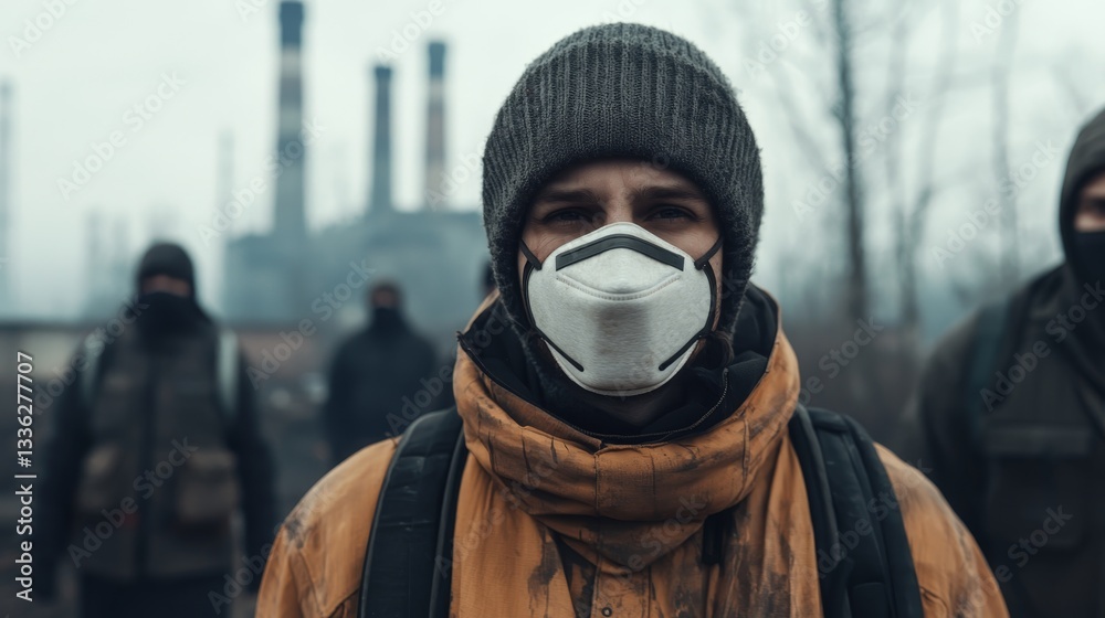 Toxic Legacy: The Devastating Impact of Abandoned Power Plants on Ecosystems and Communities | High Realism Image with Copy Space Toxic Legacy: The Devastating Impact of Abandoned Power Plants on Ecosystems and Communities | High Realism Image with Copy Space