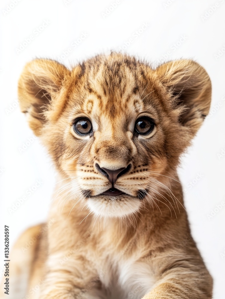 Adorable Lion Cub Portrait: A Captivating Gaze into the Wild, High Quality Image Showcasing the Innocent Charm of a Young Lion Adorable Lion Cub Portrait: A Captivating Gaze into the Wild, High Quality Image Showcasing the Innocent Charm of a Young Lion