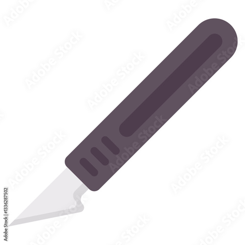 scalpel vector flat icon