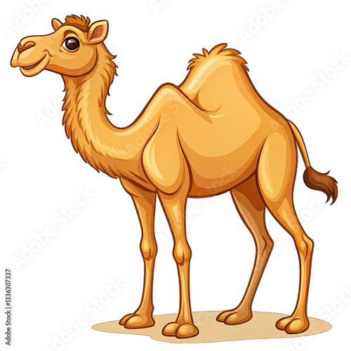 camel cartoon isolated