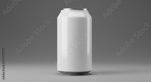 Blank Aluminum Beverage Can Mockup