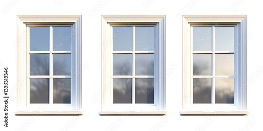 Pack Window set of three different poses against transparent background for Architecture Design, Home Decor, or Real Estate Projects Pack Window set of three different poses against transparent background for Architecture Design, Home Decor, or Real Estate Projects