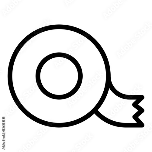 Tape icon. Vector line icon