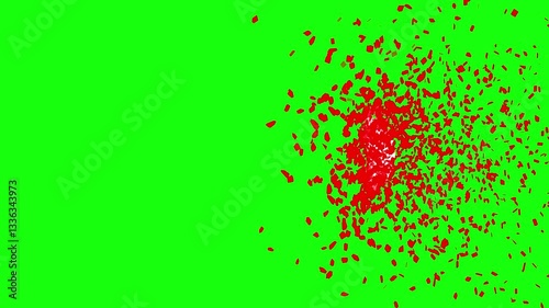 4K Cinematic Text Disintegration Animation. Dynamic Particle Explosion Effect in After Effects