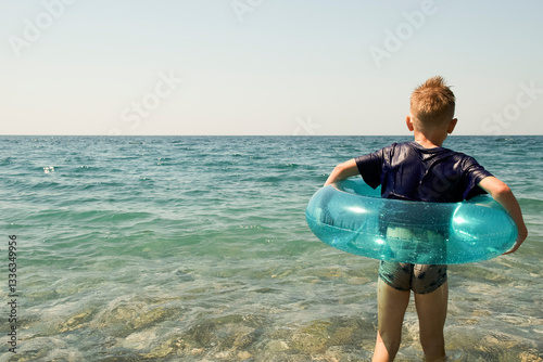 boy at sea