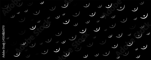 Suture Needle Icon Seamless Pattern, Surgical Suture Needle Icon Vector Art Illustration