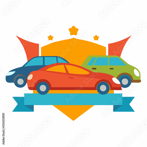 auto banner with stylish vehicle shots