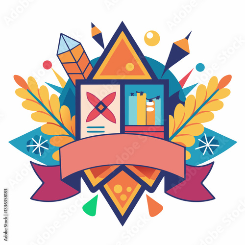 art expo banner with creative feel 