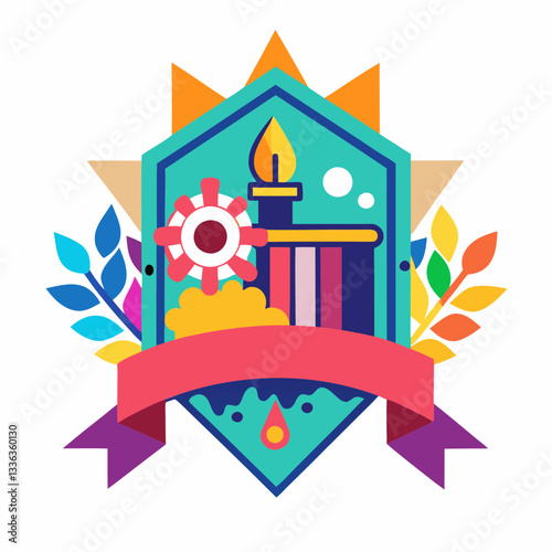 art expo banner with creative feel 